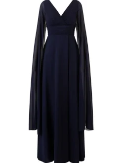 Kraimod Damen Abendkleid in marine - Länge: lang