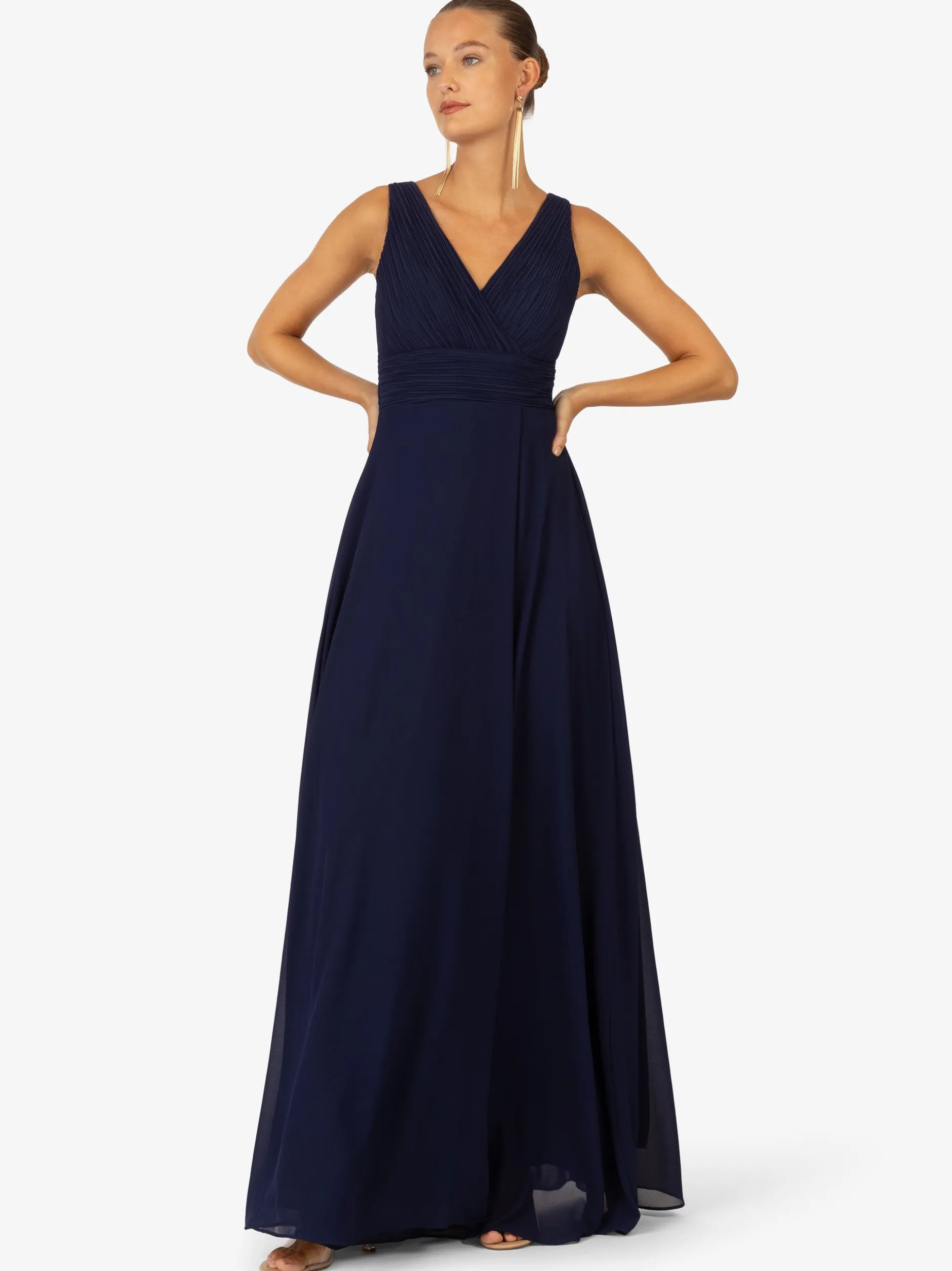 Kraimod Damen Abendkleid in marine - Länge: lang