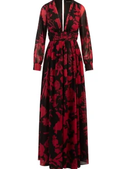 Kraimod Damen Abendkleid in rot - Länge: lang