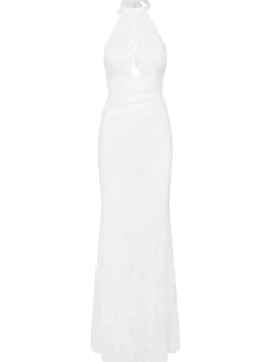 Kraimod Damen Abendkleid in weiß - Länge: lang