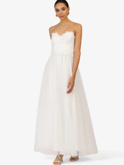 Kraimod Damen Abendkleid in weiß - Länge: lang