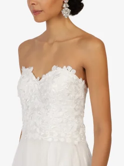 Kraimod Damen Abendkleid in weiß - Länge: lang