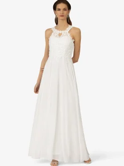 Kraimod Damen Abendkleid in weiß - Länge: lang