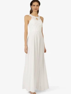 Kraimod Damen Abendkleid in weiß - Länge: lang