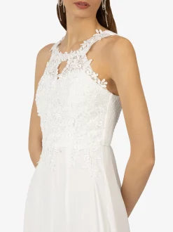 Kraimod Damen Abendkleid in weiß - Länge: lang