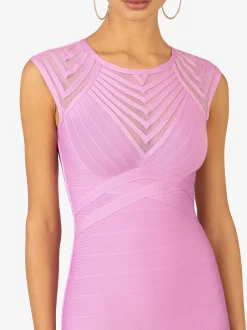Kraimod Damen Bandage Kleid in lila - Länge: kurz