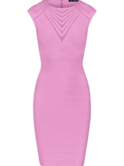 Kraimod Damen Bandage Kleid in lila - Länge: kurz