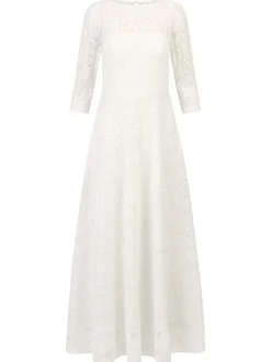 Kraimod Damen Brautkleid in weiß - Ausschnitt: U-Boot
