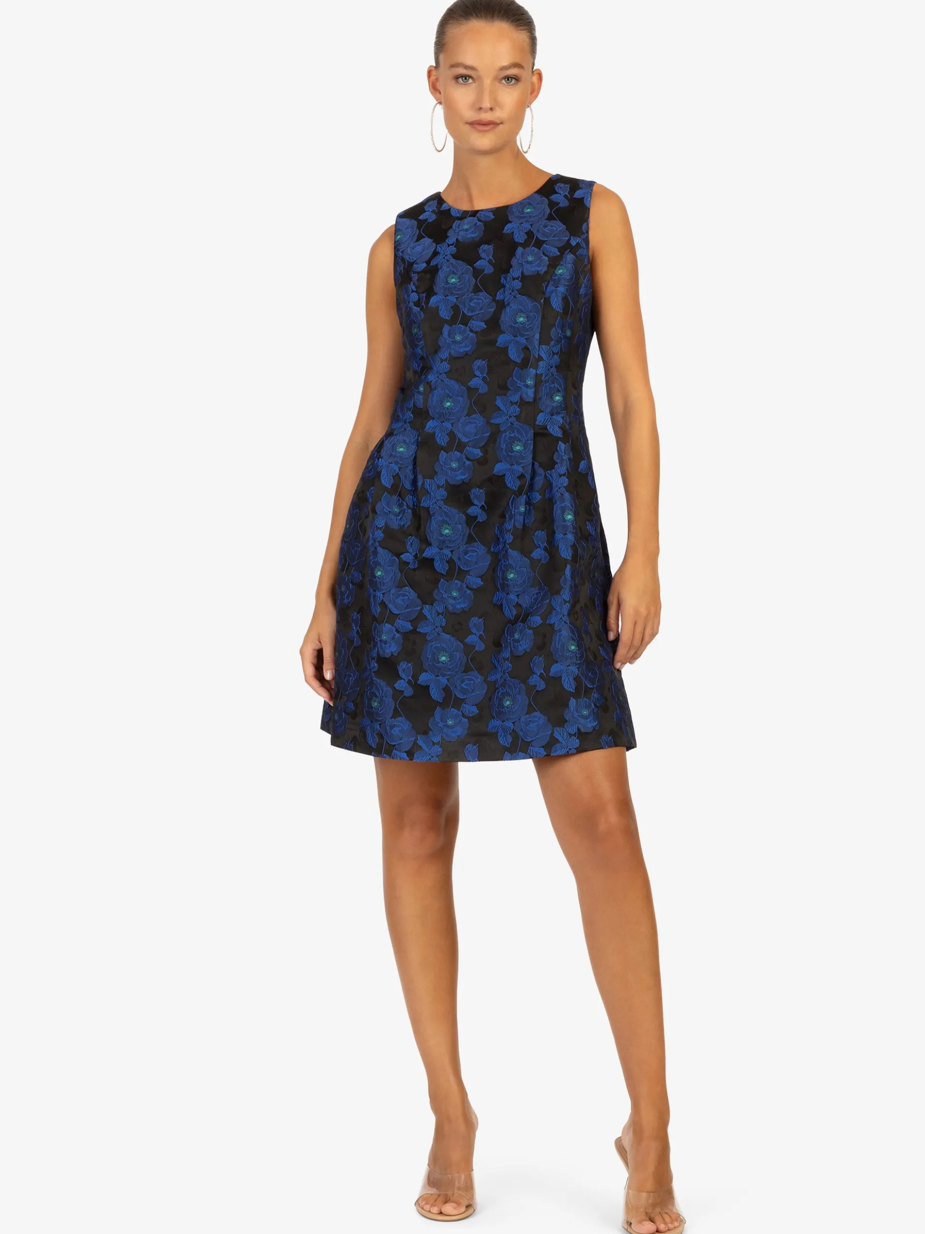 Kraimod Damen Cocktailkleid in blau schwarz