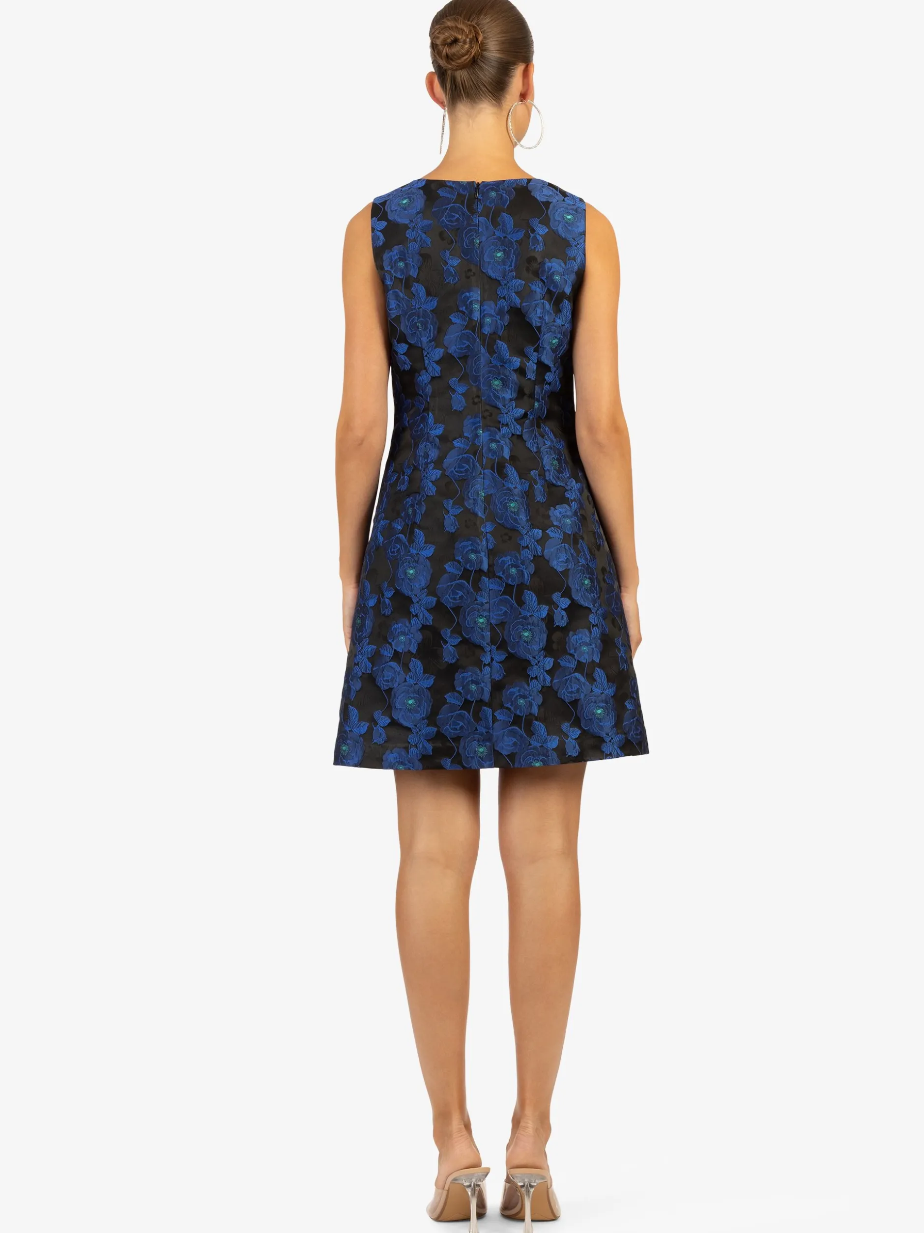 Kraimod Damen Cocktailkleid in blau schwarz