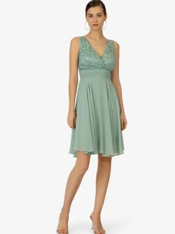 Kraimod Damen Cocktailkleid in grün - Länge: lang
