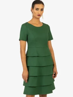 Kraimod Damen Cocktailkleid in grün - Länge: mittel
