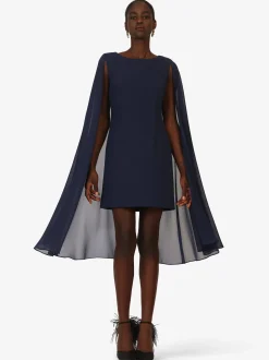 Kraimod Damen Cocktailkleid in marine - Länge: mittel