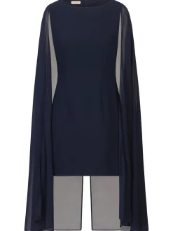 Kraimod Damen Cocktailkleid in marine - Länge: mittel