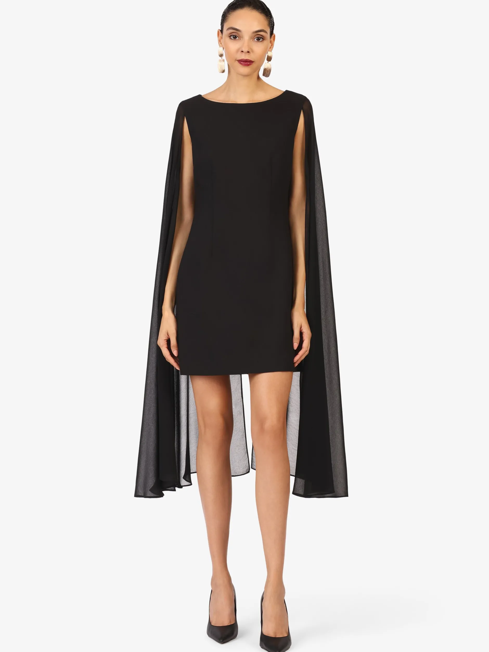 Kraimod Damen Cocktailkleid in schwarz - Länge: mittel