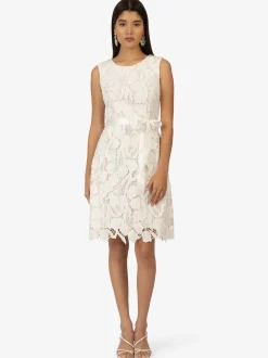 Kraimod Damen Cocktailkleid in weiß - Länge: mittel