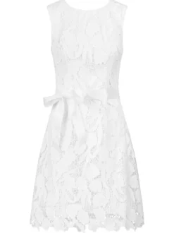 Kraimod Damen Cocktailkleid in weiß - Länge: mittel