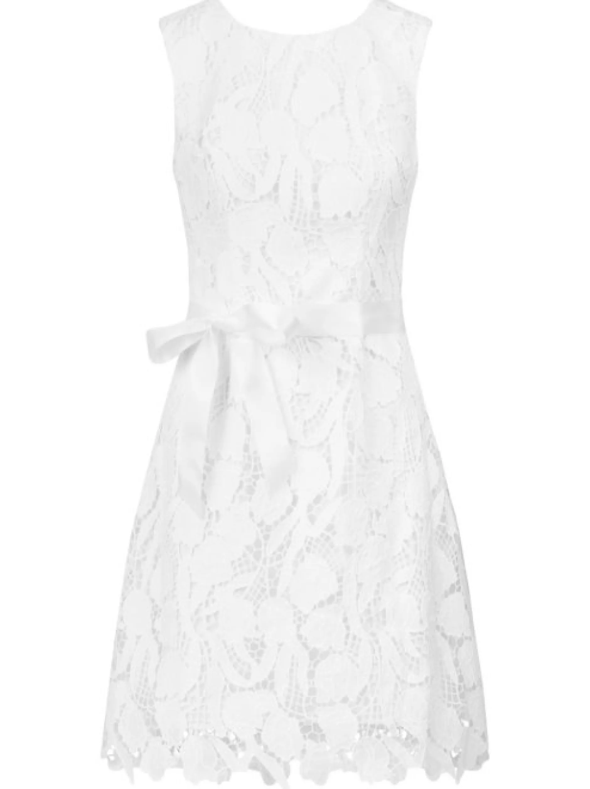 Kraimod Damen Cocktailkleid in weiß - Länge: mittel