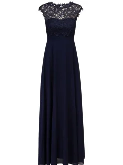 Kraimod Damen Kleid in blau - Ausschnitt: U-Boot
