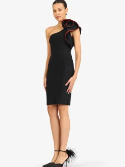 Kraimod Damen Kleid in schwarz - Länge: mittel