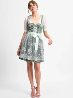 Krüger Dirndl Damen Bluse in weiß - Ärmel: kurzarm