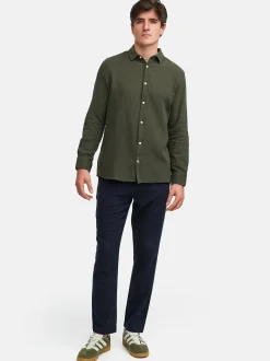 Kronstadt Herren Hemd Langarm - KSAvery in khaki
