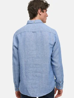 Kronstadt Herren Hemd Langarm - KSAyers in hellblau blau