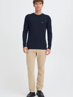 Kronstadt Herren Strickpullover - KSCall in blau