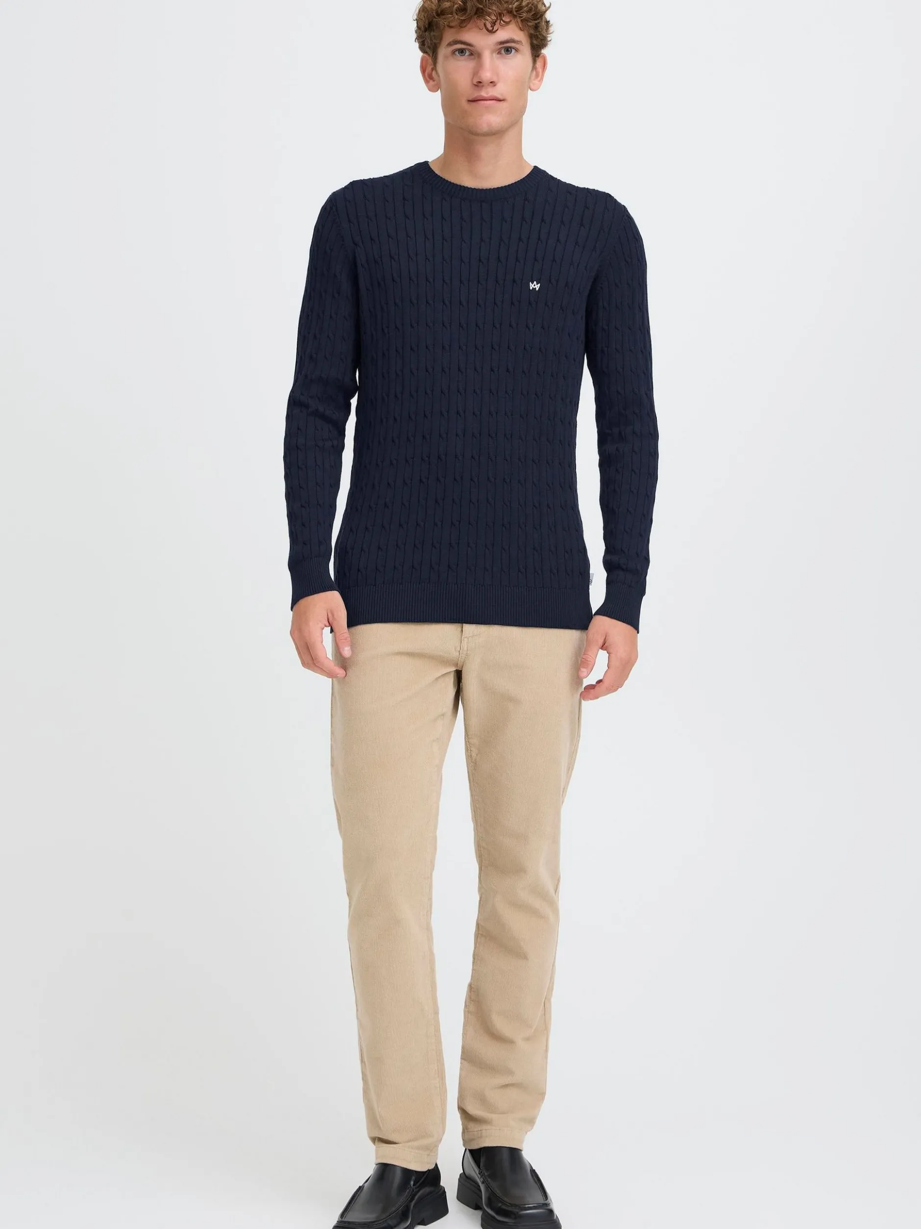 Kronstadt Herren Strickpullover - KSCall in blau