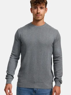 Kronstadt Herren Strickpullover - KSCarlo in hellgrau