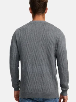 Kronstadt Herren Strickpullover - KSCarlo in hellgrau