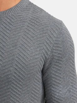 Kronstadt Herren Strickpullover - KSCarlo in hellgrau