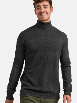 Kronstadt Herren Strickpullover - KSFisker in anthrazit