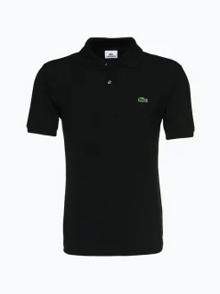 Lacoste Herren Poloshirt in schwarz - Ärmel: kurzarm