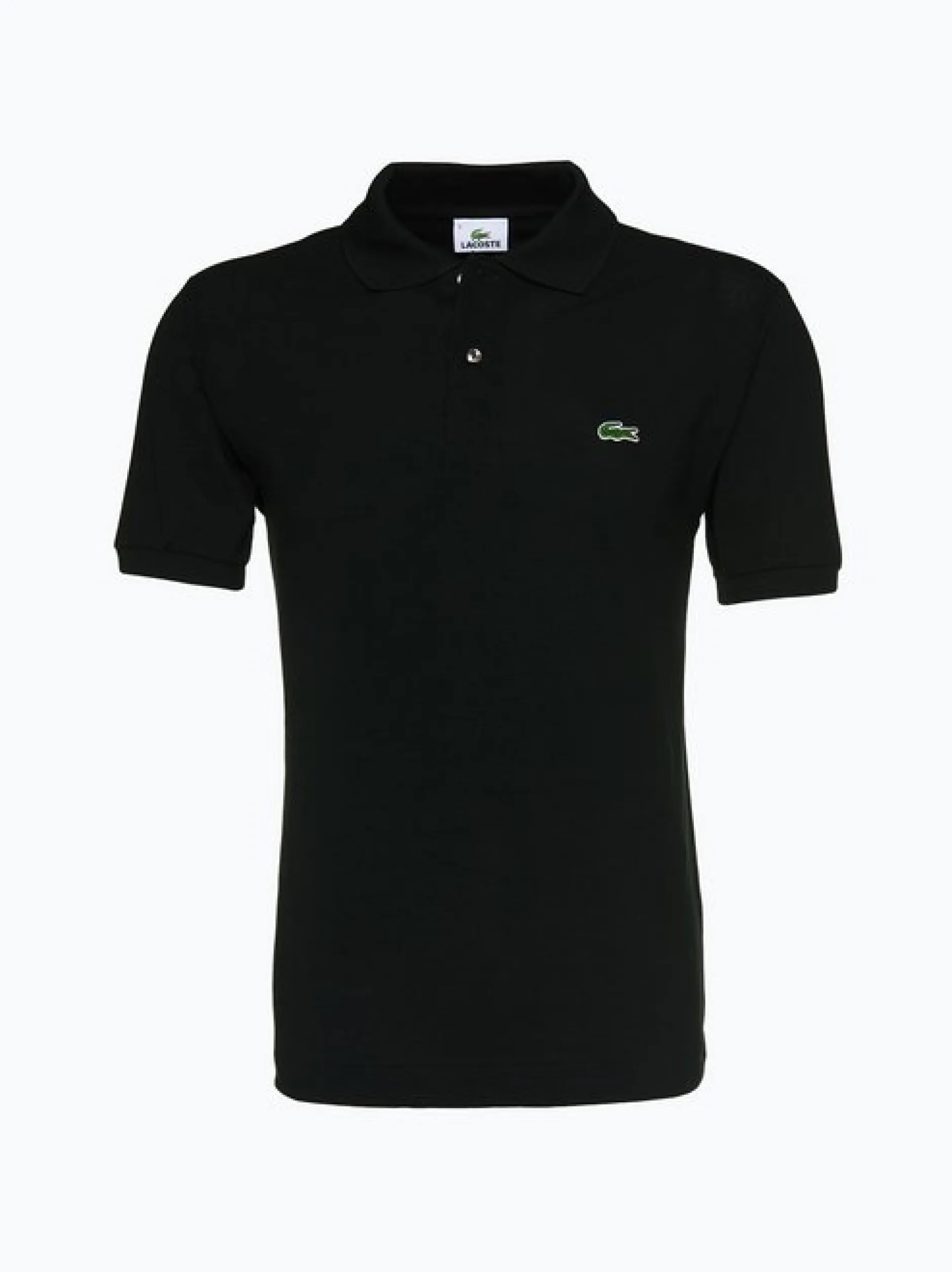 Lacoste Herren Poloshirt in schwarz - Ärmel: kurzarm