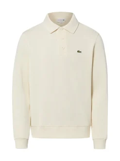 Lacoste Herren Polo-Sweatshirt in ecru - Ärmel: langarm