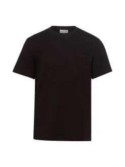 Lacoste Herren T-Shirt in schoko - Ausschnitt: Rundhals