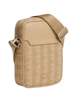 Lacoste Herren Umhängetasche in beige