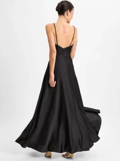 Laona Damen Abendkleid in schwarz - Ärmel: ohne Arm