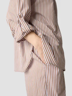 LCMT Damen Bluse in braun mehrfarbig