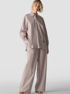 LCMT Damen Bluse in braun mehrfarbig