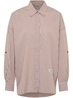 LCMT Damen Bluse in braun mehrfarbig