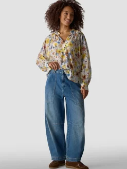 LCMT Damen Bluse in mehrfarbig