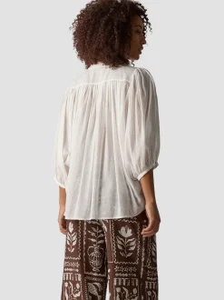 LCMT Damen Bluse in weiß