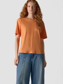 LCMT Damen T-Shirt in orange