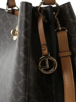 L.Credi Damen Handtasche - Filiberta in schoko cognac