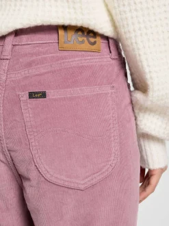 Lee Damen Cordhose - Carol in altrosa
