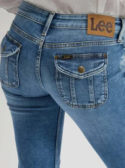 Lee Damen Jeans - Jessica in medium stone denim