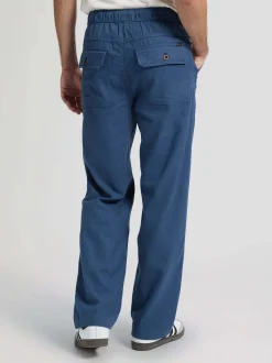 Lee Herren Leinenhose - Utility Drawstring in blau