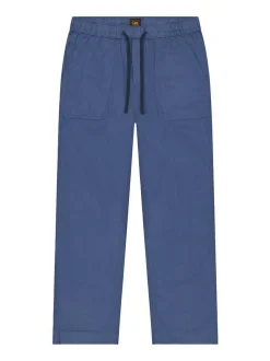 Lee Herren Leinenhose - Utility Drawstring in blau